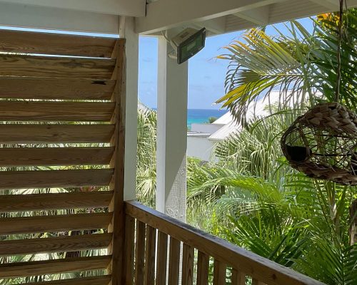 Homevacances-vue plage depuis la terrasse villa casaflo