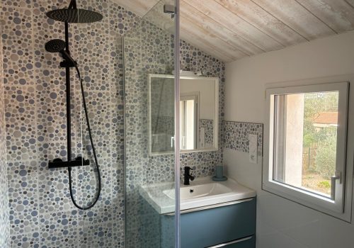 home vacances villa les embruns - salle de bain les dunes