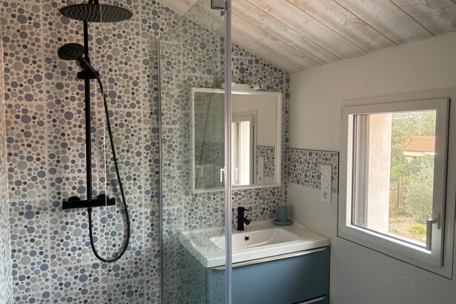 home vacances villa les embruns - salle de bain les dunes